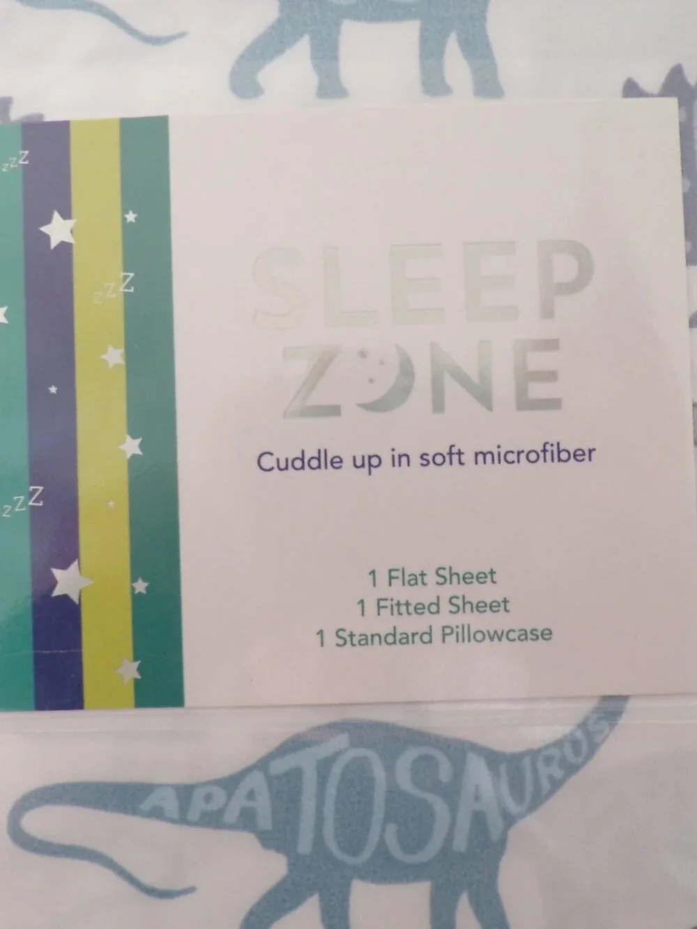 Dinosaurs Twin Bed Sheets Set Soft Microfiber Bedding NEW